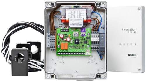 Monitor energii elektrycznej TCM BOX 1P z kartą SIM i trzema przekładnikami 150-24