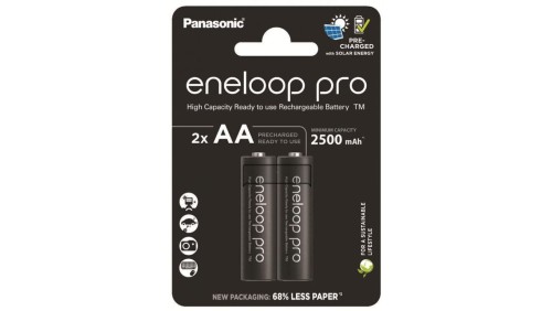 Akumulator NiMH R6 / AA 2500mAh 1,2V Eneloop PRO BK-3HCDE/2BE (2 szt.)