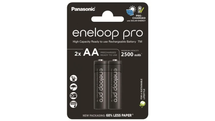 Akumulator NiMH R6 / AA 2500mAh 1,2V Eneloop PRO BK-3HCDE/2BE (2 szt.)
