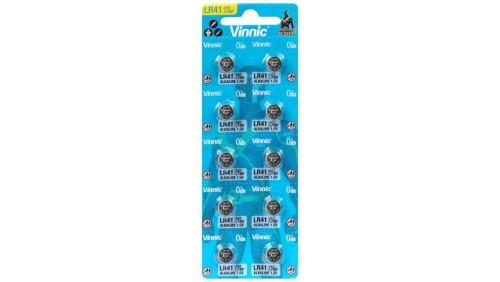 10 x bateria alkaliczna mini Vinnic G3 / AG3 / LR41 / L736