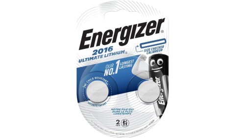 2 x bateria litowa mini Energizer Ultimate Lithium CR2016