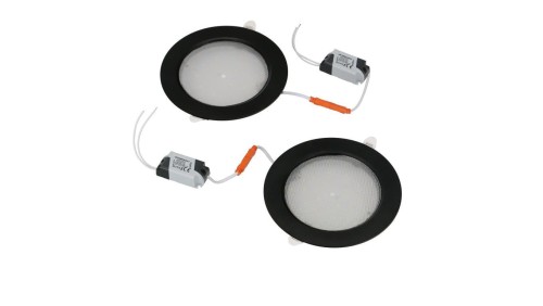 Oprawa LED AURA PRIZMA dwupak 2x12W czarna 4200K wpuszczana HOROZ ELECTRIC