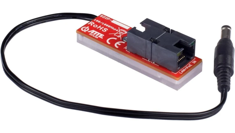 Adapter PoE ATTE SDIP-12-121 Adapter PoE Gigabit obniżający napięcie do 12V