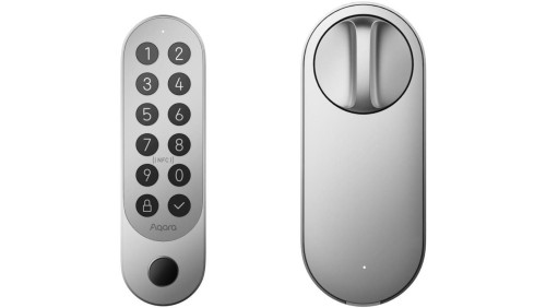 Aqara Smart Lock U200 Kit Srebrny, HomeKit, Thread, Bluetooth 5.1, NFC
