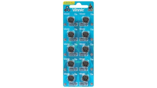 10 x bateria alkaliczna mini Vinnic G12 / AG12 / L1142 / LR43