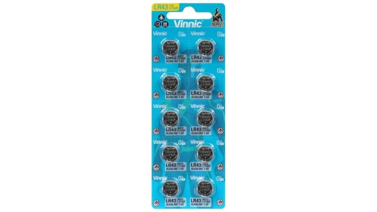 10 x bateria alkaliczna mini Vinnic G12 / AG12 / L1142 / LR43
