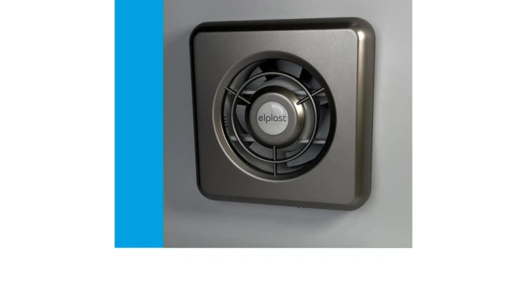 Wentylator domowy Classic 100BSF STANDARD, fi 100 mm, kolor srebrny