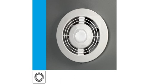 Wentylator domowy Komfort 100B STANDARD, łożysko kulkowe, fi 100 mm, kolor biały