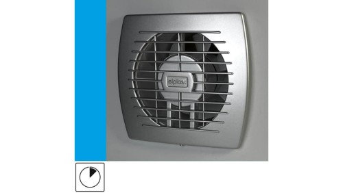 Wentylator domowy Eol 120TSF wyłącznik czasowy, fi 120 mm, kolor srebrny