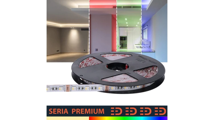 Taśma Premium 12V 60led RGB+NW 4w1 SMD5050 (50) PL5Y