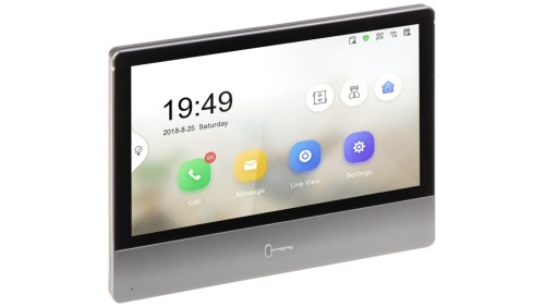 Stacja wewnętrzna interkomu 2 generacji. kolorowy ekran dotykowy 7 cali. rozdzielczość 1024x600. ...
