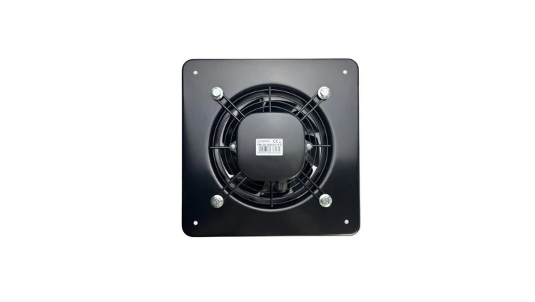 Wentylator ścienny przemysłowy kwadratowy YWF-2E-200B-92/15-B wyciągowy, fi 200 mm, 780 m3/h