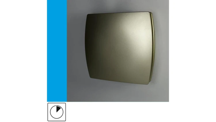 Wentylator domowy Eol F15TGF wyłącznik czasowy, fi 150 mm, kolor złoty