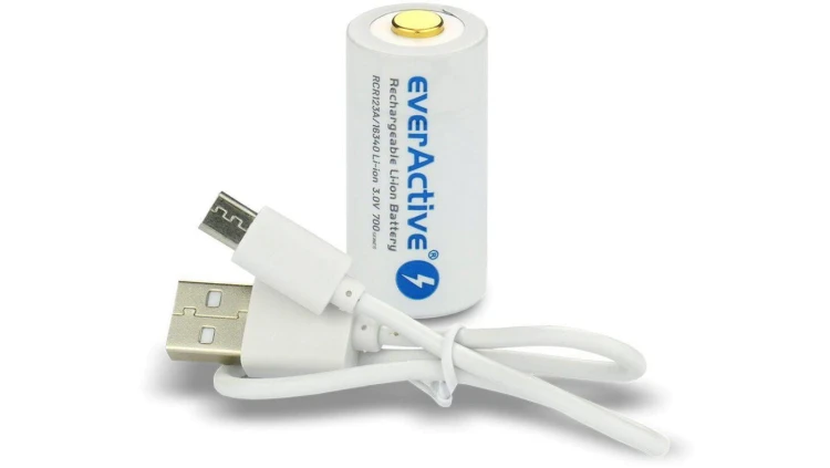 Akumulator Li-Ion 16340 / R-CR123 3V 700mAh z zabezpieczeniem