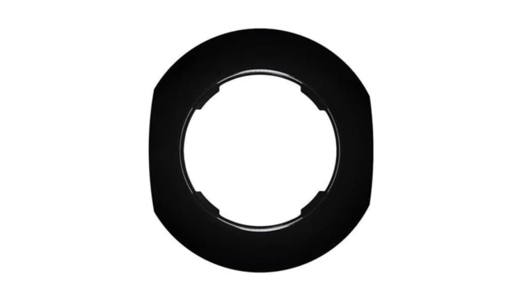 Ramka środkowa do serii Retro, plastikowa czarna (H1-R102 B)
