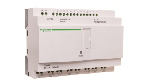 Sterownik programowalny 12 wejść 8 wyjść 24V DC RTC/LCD Zelio SR2D201BD