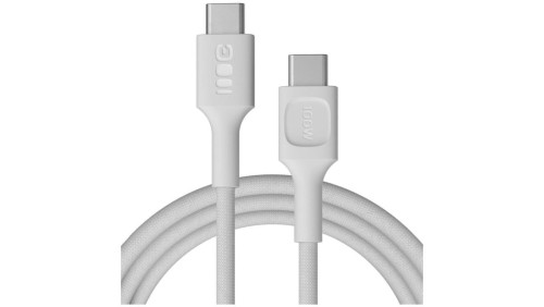 KABEL USB-C / USB-C Greencell PowerStream 200cm PD 100W biały w oplocie