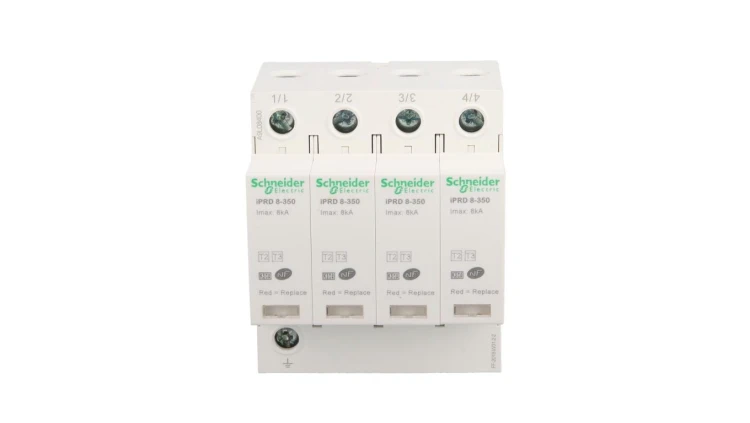Ogranicznik przepięć Typ T2 4P 8kA 1,1kV 350V iPRD-8-8kA-350V-4P A9L08400