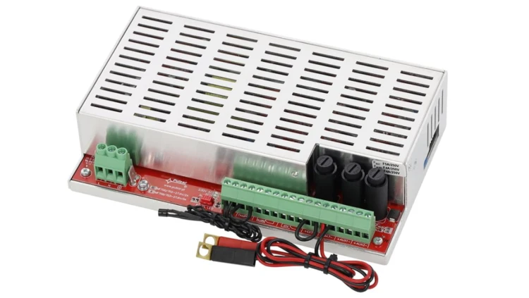 Moduł zasilacza do systemów przeciwpożarowych EN54M-2A7-17 27,6V/2A/2×7-17Ah