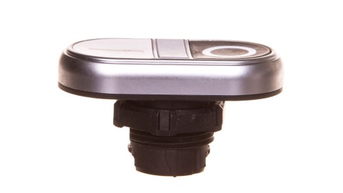 Przycisk sterowniczy 22mm podwójny czarno/biały podświetlany kryty z samopowrotem bez adaptera /I-0/ LPCBL7124
