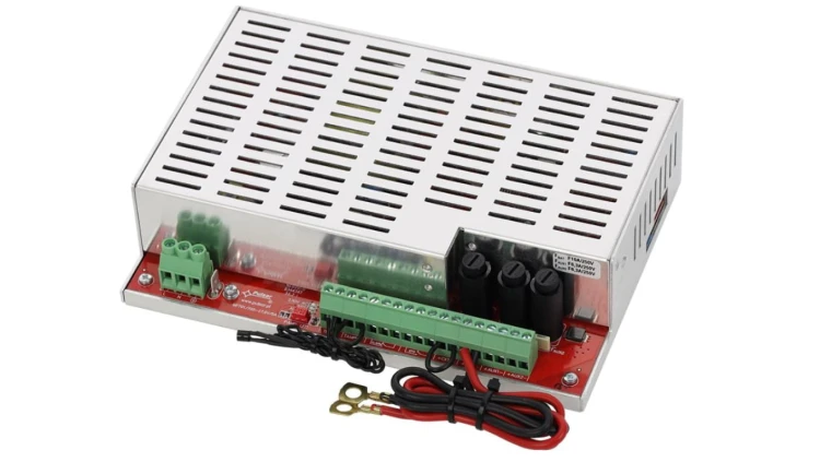 Moduł zasilacza do systemów przeciwpożarowych EN54M-5A17-40 27,6V/5A/2×17-40Ah