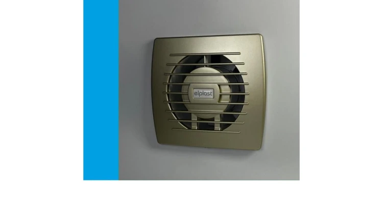 Wentylator domowy Eol 100BGF STANDARD, fi 100 mm, kolor złoty