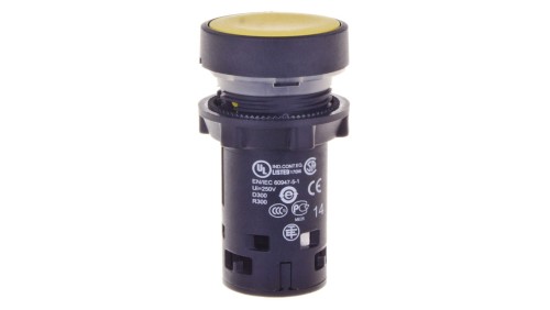 Przycisk sterowniczy 22mm żółty z samopowrotem 1Z XB7NA81
