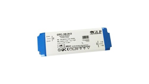 GLP Zasilacz LED GTPC-100-24-D 100W 24V DC 4,2A meblowy TRIAC dimmable / ściemnialny