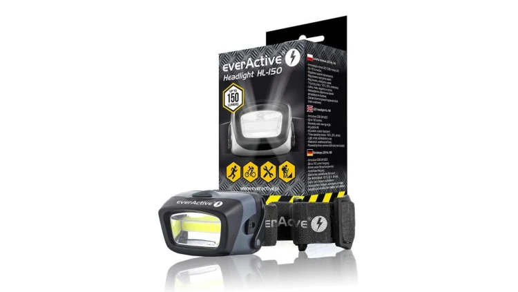 Latarka czołowa, czołówka diodowa everActive HL-150