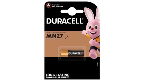 1 x bateria do pilota samochodowego Duracell 27A MN27