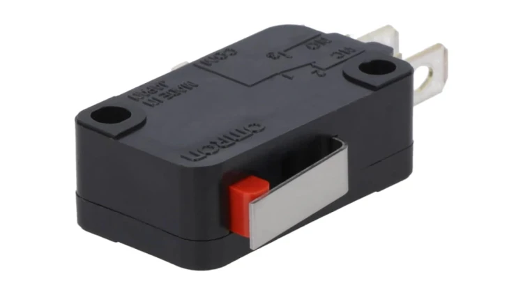 Mikroprzełącznik SNAP ACTION z dźwignią SPDT 5A/250VAC Poz 2 VX-51-1A3
