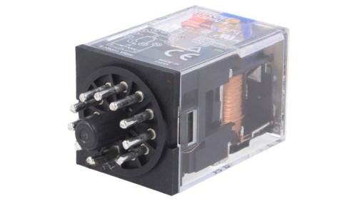 MKS3PIN-5-24DC Przekaźnik: elektromagnetyczny 3PDT Ucewki: 24VDC 10A/250VAC