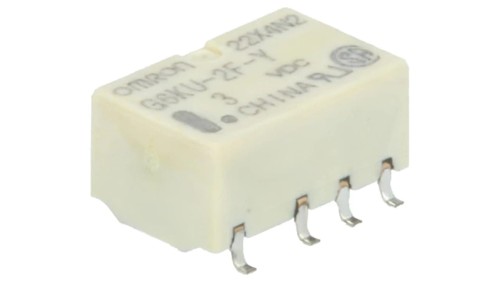 G6KU-2F-Y-3DC Przekaźnik: elektromagnetyczny DPDT Ucewki: 3VDC 0,3A/125VAC