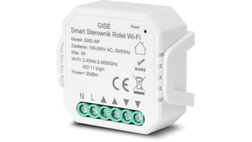 GISE Smart Sterownik roletowy WiFi GEN 2 Tuya GRS-WF