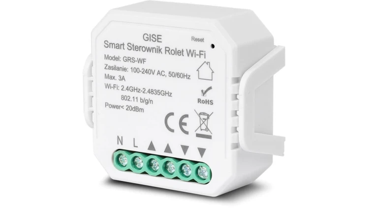 GISE Smart Sterownik roletowy WiFi GEN 2 Tuya GRS-WF