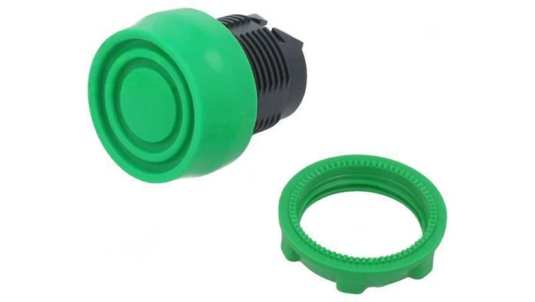 ZB5AP3S Przełącznik przyciskany 22mm Poz.stab 1 zielony IP66