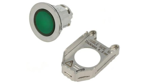 ZB4FW333 Przełącznik przyciskany 30mm Poz.stab 1 zielony IP66 Ø30,5mm
