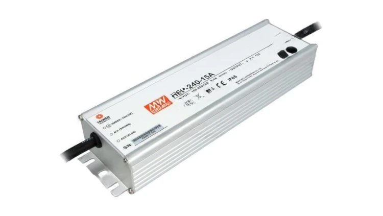 HEP-240-15A Zasilacz impulsowy do wbudowania modułowy: 225W / 15VDC / 7,5...15A