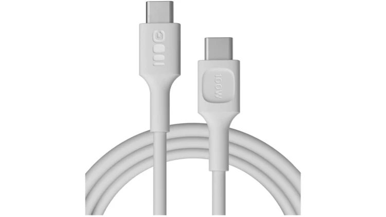 KABEL USB-C / USB-C Greencell PowerFlex 200cm PD 100W biały silikonowy