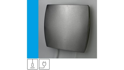 Wentylator domowy Eol F15INOX przewód z wtyczką, fi 150 mm, kolor biały