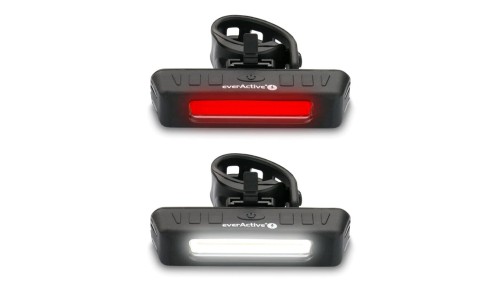 Zestaw dwóch ładowalnych lampek rowerowych everActive BL-150R DualBeam