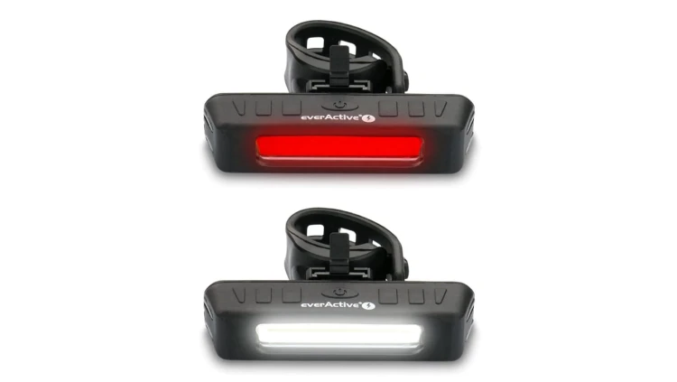 Zestaw dwóch ładowalnych lampek rowerowych everActive BL-150R DualBeam