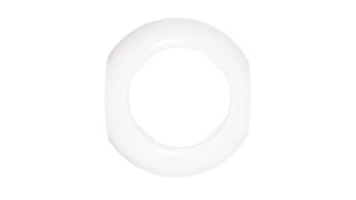 Ramka środkowa do serii Retro, plastikowa biała