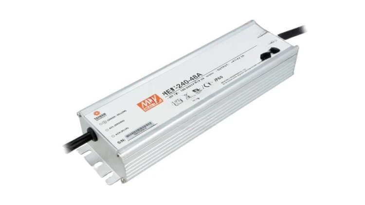 HEP-240-48A Zasilacz impulsowy do wbudowania modułowy: 240W / 48VDC / 2,5...5A