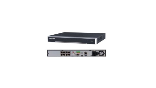 Rejestrator IP 8 CH. 2 x HDD. 1 x LAN. 8 kanałow PoE. HDMI+VGA. wej/wyj audio + alarm