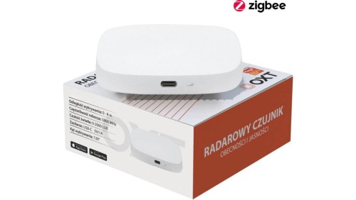 OXT Czujnik radar obecności jasności USB ZigBee TUYA T165