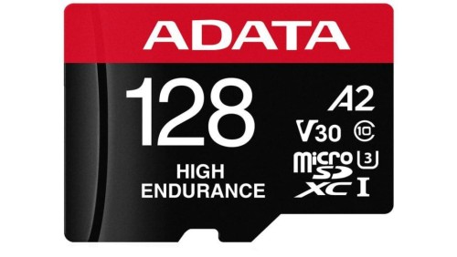 Adata Karta microSD High Endurance 128GB UHS1 U3 V30 A2 100/85MB/s + Adapter