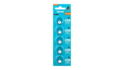 bateria litowa Vinnic CR1025 - 5 sztuk