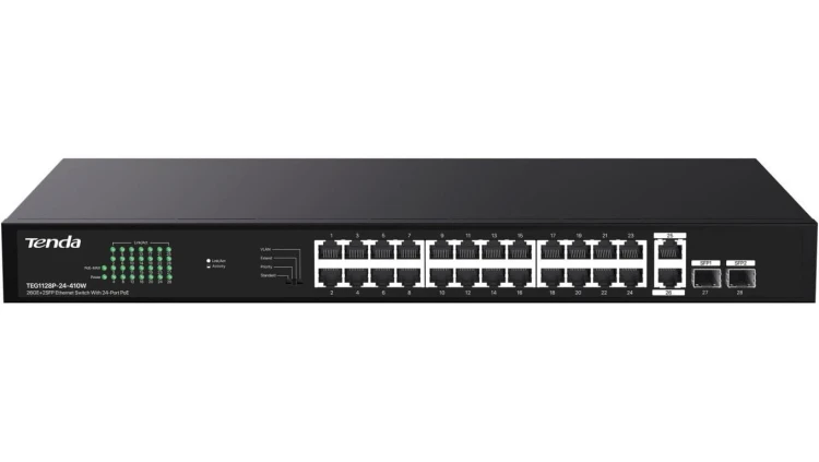 SWITCH POE TENDA TEG1128P-24-410W