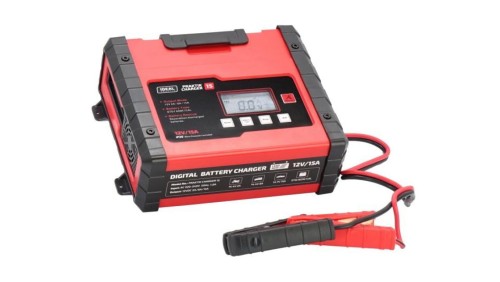 PROSTOWNIK INTELIGENTNY PRAKTIK CHARGER 15 LCD 12V